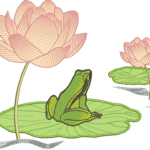 Frog & Lillies